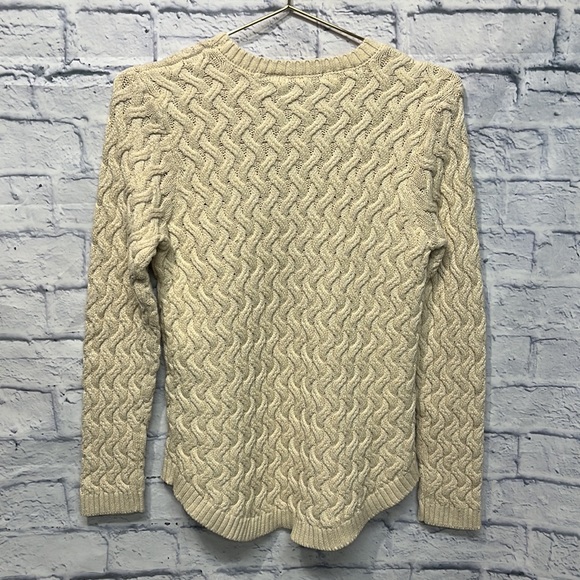 Jeanne Pierre Cable Knit Cream Sweater - Picture 5 of 6